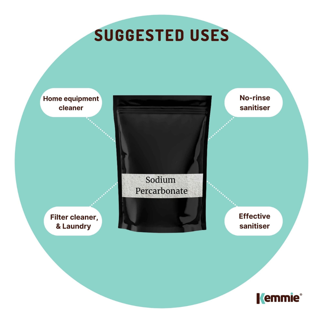 400g Sodium Percarbonate - Eco Brewing Sanitiser & Laundry Cleaner Oxygen Bleach