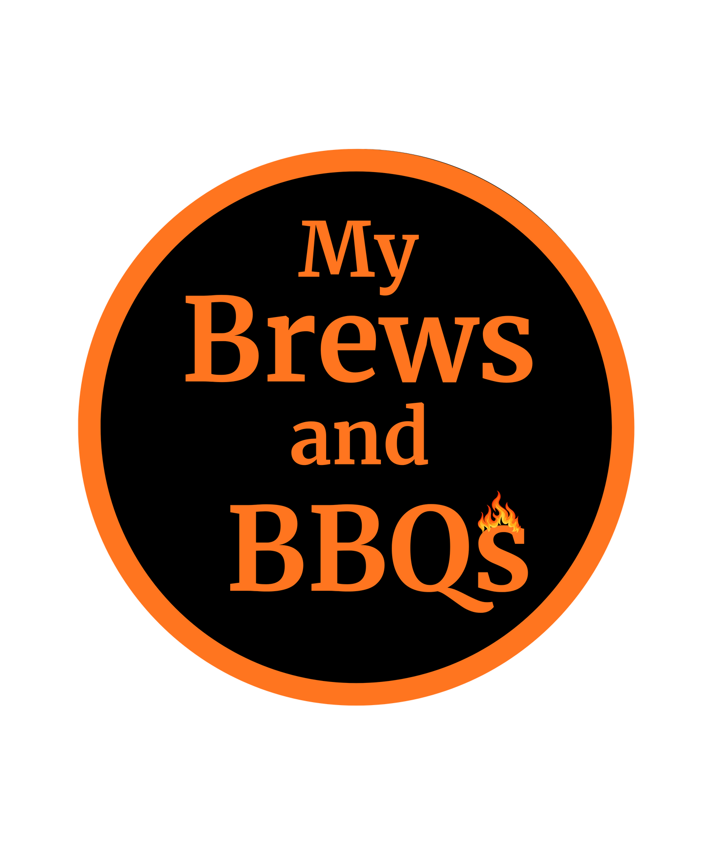 My Brews and BBQs t-shirt, Beer & BBQ Lover Tee, Gift for Home Brewer and BBQ Dad or Grandad