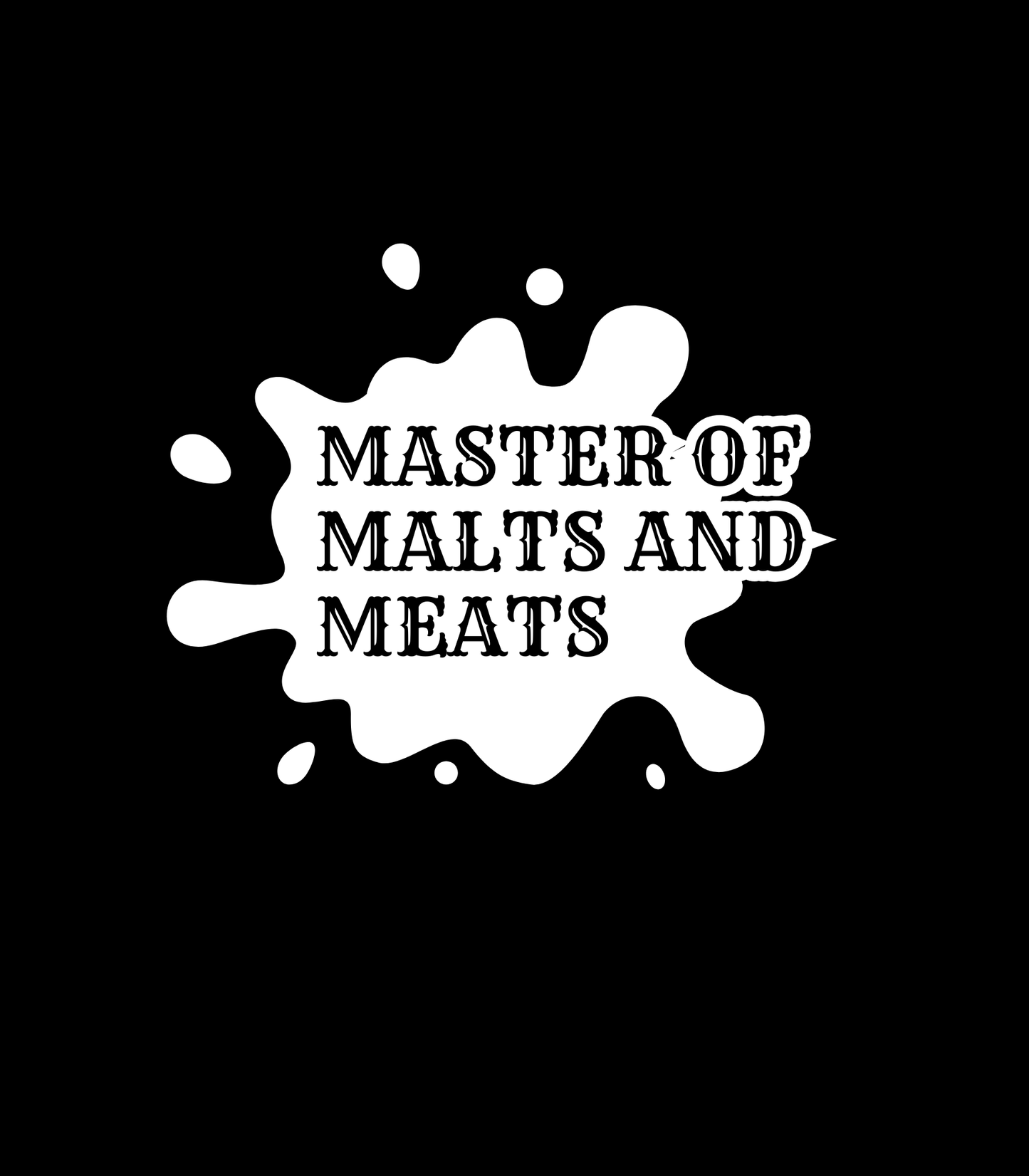 Master of Malts and Meats T-Shirt, Beer & BBQ Lover T, & Gift for Home Brewers