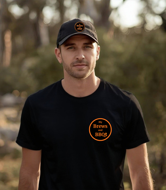 My Brews and BBQs t-shirt, Beer & BBQ Lover Tee, Gift for Home Brewer and BBQ Dad or Grandad