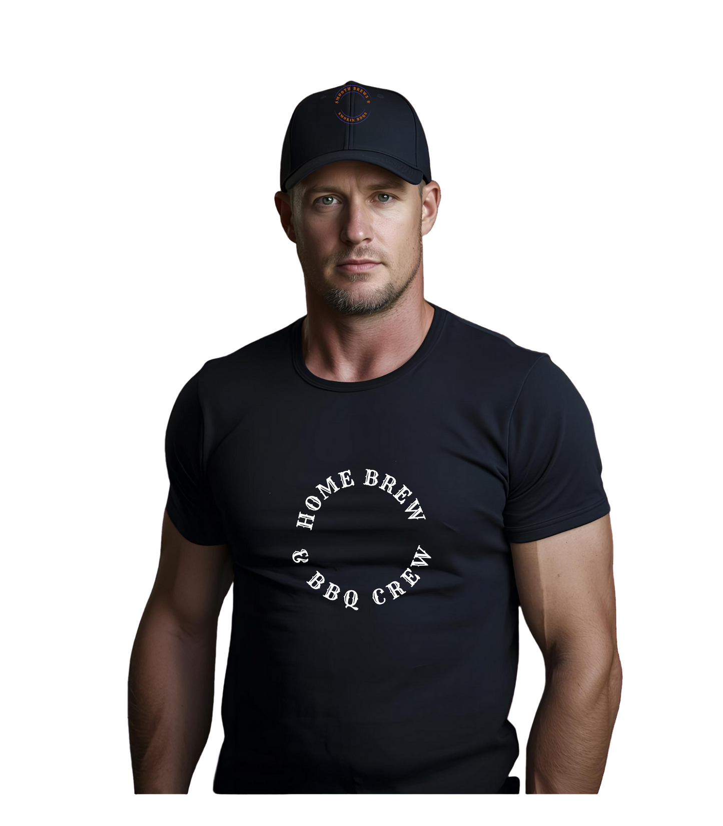 Home Brew & BBQ Crew T-shirt, Beer & BBQ Lover Tee, Gift for Dad or Grandad