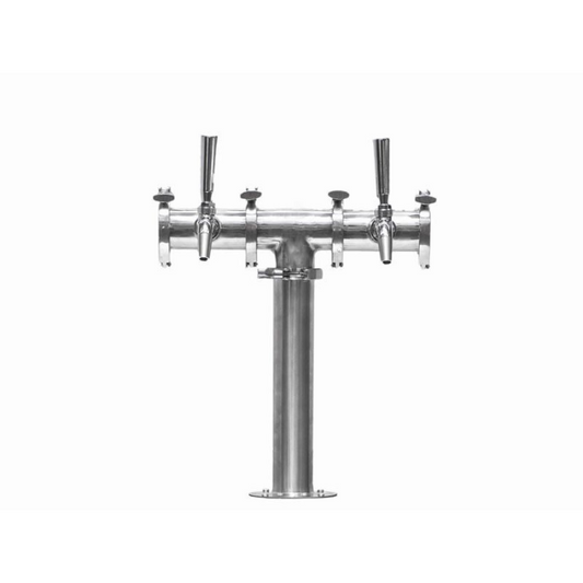 Beer Font Tower - Double Tap Modular Beer Font with Tap