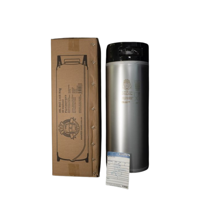 Keg King - 19L Ball Lock Keg New Passivated Finish