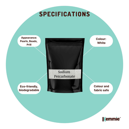400g Sodium Percarbonate - Eco Brewing Sanitiser & Laundry Cleaner Oxygen Bleach