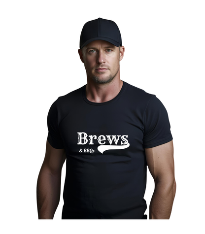 Brews and BBQs T-Shirt, Beer & BBQ Lover Tee, Gift for Dad & Grandad