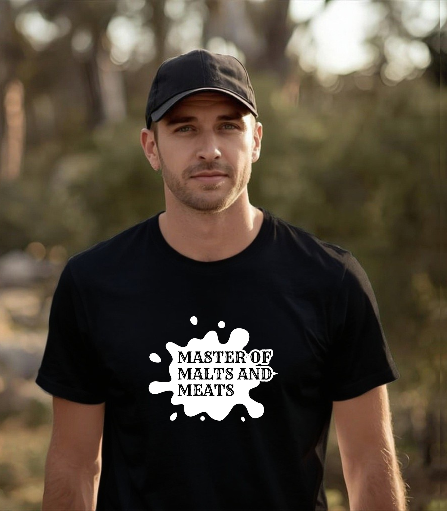 Master of Malts and Meats T-Shirt, Beer & BBQ Lover T, & Gift for Home Brewers