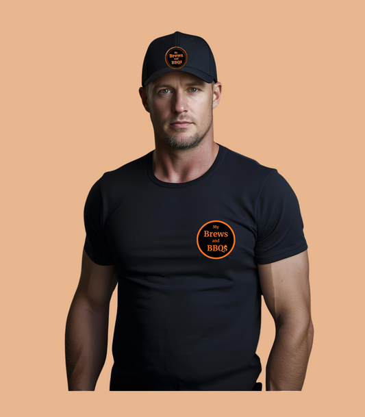 My Brews and BBQs t-shirt, Beer & BBQ Lover Tee, Gift for Home Brewer and BBQ Dad or Grandad