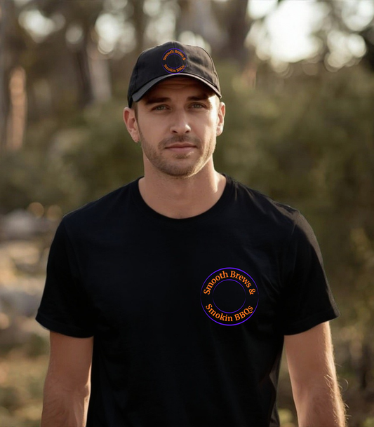 Smooth Brews and Smokin BBQs Tee, Beer & BBQ Lover T-Shirt - Premium Tee